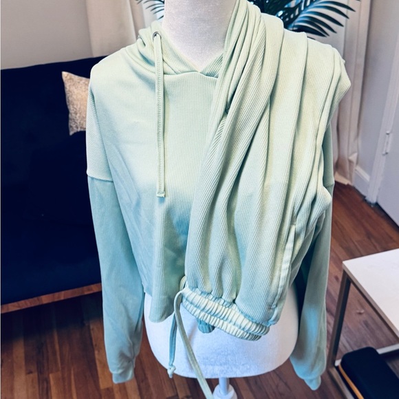 Mint Green Women's Hoodie and Joggers Set - Picture 6 of 17